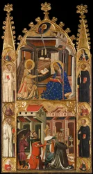 Verkündigung und die drei Könige der Epiphanie